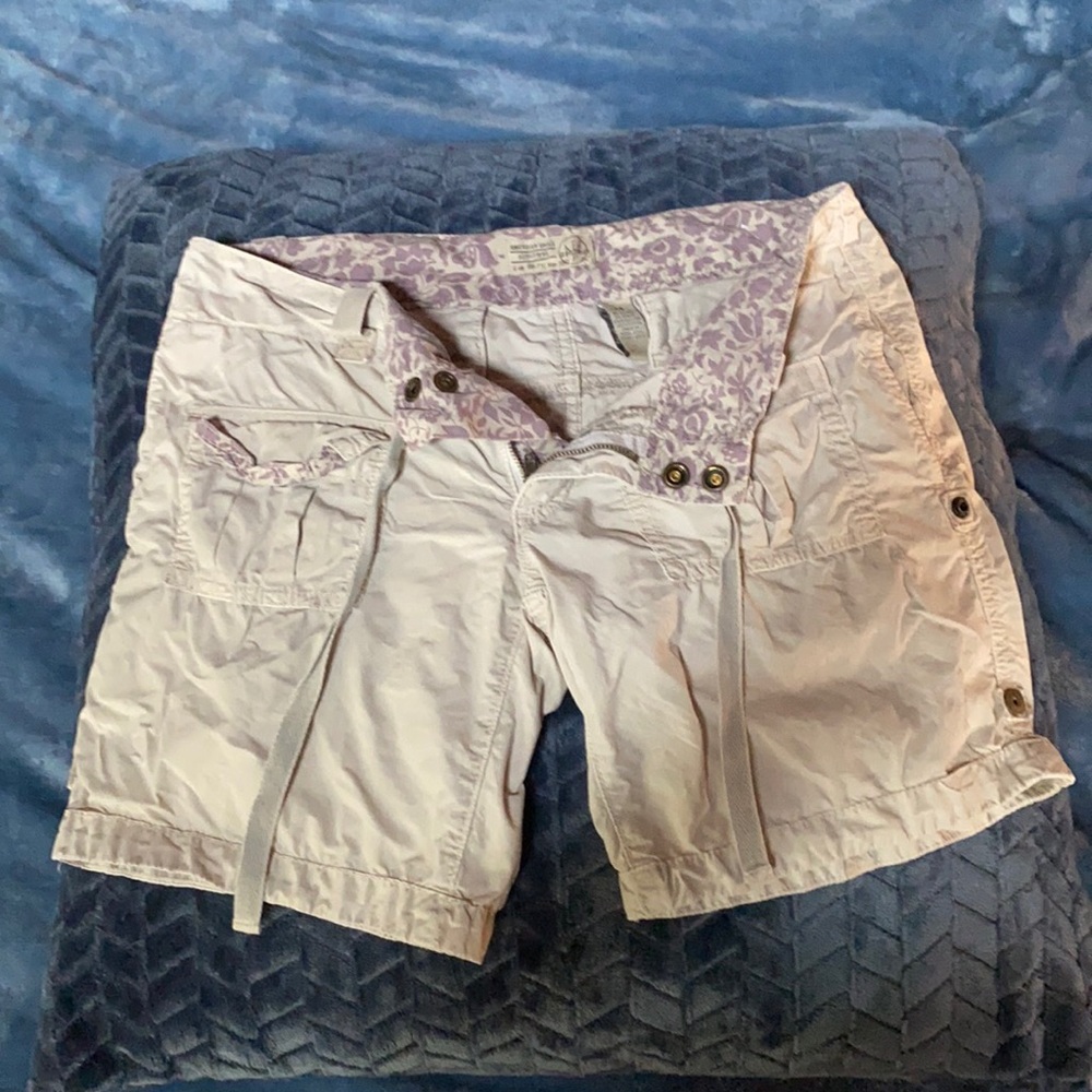 American Eagle parachute shorts